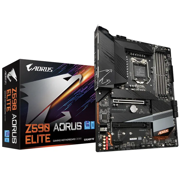 GIGABYTE-placa base Z590 AORUS ELITE, compatible con módulos de memoria RAM DDR4 3200/3000/2933/2666/2400/2133 MHz