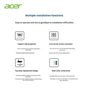<span class=keywords><strong>Projecteur</strong></span> <span class=keywords><strong>Acer</strong></span> DH700 amélioré, 4500 lumens, 1080P, zoom large 1,3x, courte focale, DLP, haute luminosité, projection directe HD en plein jour - Product Image 5