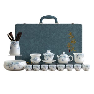 Juego de Té de Cerámica de Alta Gama, Estilo Jade, para el Hogar o Negocios, Kung Fu - Product Image 5