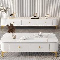 Nouveauté 2026 : Mobilier d'hôtel, design simple, luxe moderne, table basse beige, grands meubles TV et tables basses à vendre