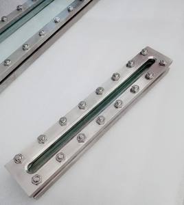 S316L इनलाइन आयताकार फ्रेम आयताकार फ्लैंज प्रकार कम दबाव बॉयलर वर्ग दृष्टि कांच भट्ठी टैंक पाइप फिटिंग - Product Image 2