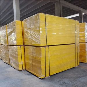 Pannello <span class=keywords><strong>di</strong></span> Compensato per Casseforme a Tre Strati <span class=keywords><strong>di</strong></span> Alta Qualità con <span class=keywords><strong>Abete</strong></span> Rosso e Pino, Spessore 21/27mm, Colore Giallo - Product Image 4