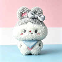 Peluche Lapin Personnalisée d'Usine, Pendentif Sac Cadeau d'Anniversaire Meilleur Ami, Jouet en Peluche pour Filles