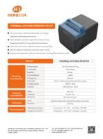 Sistem POS Kecepatan Tinggi Pencetak Struk MINI Printer Struk Thermal 80mm