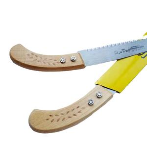 Sierra de podar Dezhizhu con mango de madera, hoja fija de 270 mm para jardinería de árboles frutales - Product Image 5