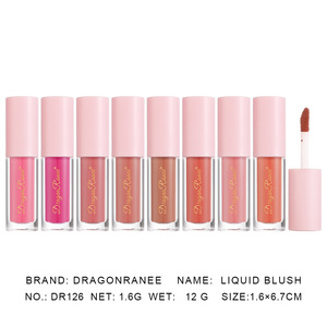 Dragon Ranee, rubor líquido de 8 colores, reparación, ligeramente borracho, agua fina, a prueba de sudor, brillo, rubor perezoso, lápiz labial líquido, agua - Product Image 4