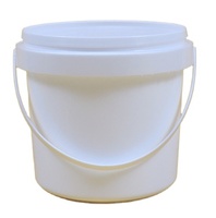 Approvisionnement d'usine Seau 20L avec poignée Réservoir d'eau en plastique carré et cylindrique écologique Grand seau de 5 gallons de qualité alimentaire