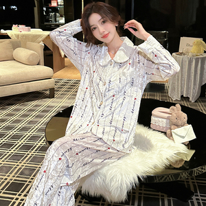 Set <span class=keywords><strong>da</strong></span> <span class=keywords><strong>donna</strong></span> di pigiami termici caldi invernali di alta qualità grazioso velluto tinta unita traspirante <span class=keywords><strong>camicia</strong></span> <span class=keywords><strong>da</strong></span> <span class=keywords><strong>notte</strong></span> tessuto a maglia nuovo Design - Product Image 3