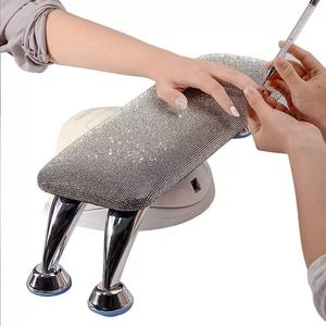 Coussin de main populaire orné de strass, support amovible et confortable pour manucure, coussin de main dédié aux salons de manucure - Product Image 5