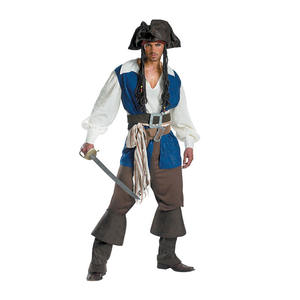 Disfraz <span class=keywords><strong>de</strong></span> pirata <span class=keywords><strong>de</strong></span> Halloween, disfraz <span class=keywords><strong>de</strong></span> <span class=keywords><strong>parejas</strong></span> masculinas y femeninas, disfraz <span class=keywords><strong>de</strong></span> pirata adulto del Caribe - Product Image 2