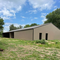Structure en acier préfabriquée vache ferme étable laitière lumière Structure en acier cadre entrepôt métal bâtiment pôle grange Kit