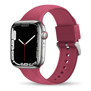 สายนาฬิกาซิลิโคน OEM <span class=keywords><strong>ขาย</strong></span>ดี สำหรับ Apple Watch 38/42 มม. สายรัดแบบ U-Buckle สำหรับเล่นกีฬา นุ่มสบาย กันน้ำ - Product Image 2