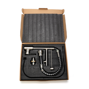 Penjualan Terbaik 304 baja tahan karat wastafel dapur tekanan rendah terbaik keran kuningan tarik keluar keran Mixer dapur - Product Image 6