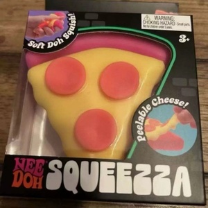 Nouveauté : Jouet Squishy Pizza en Pâte à Modeler et Peluche, 8,5x9cm, à Remontée Lente, Anti-Stress, Jouet Sensoriel à Presser, Couleur Personnalisable - Product Image 6