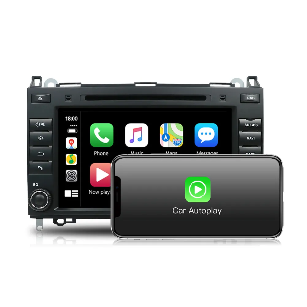 Lettore dvd per auto in vendita navigazione per veicoli da 8 "immagine di retromarcia per auto integrata Android12 GPS 2 din autoradio per Mercedes Benz
