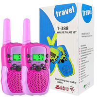 Hochwertiges 22-Kanal 3-Kilometer-Reichweite Zweiwege-Funkgerät Mini Walkie-Talkie Modernes Plastikdesign für Kinder-Abschlussfeier-Spiele