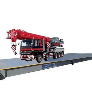 Acero de alta calidad 80 toneladas pesan puente transpaleta báscula de peso báscula de camión puente con celda de carga digital