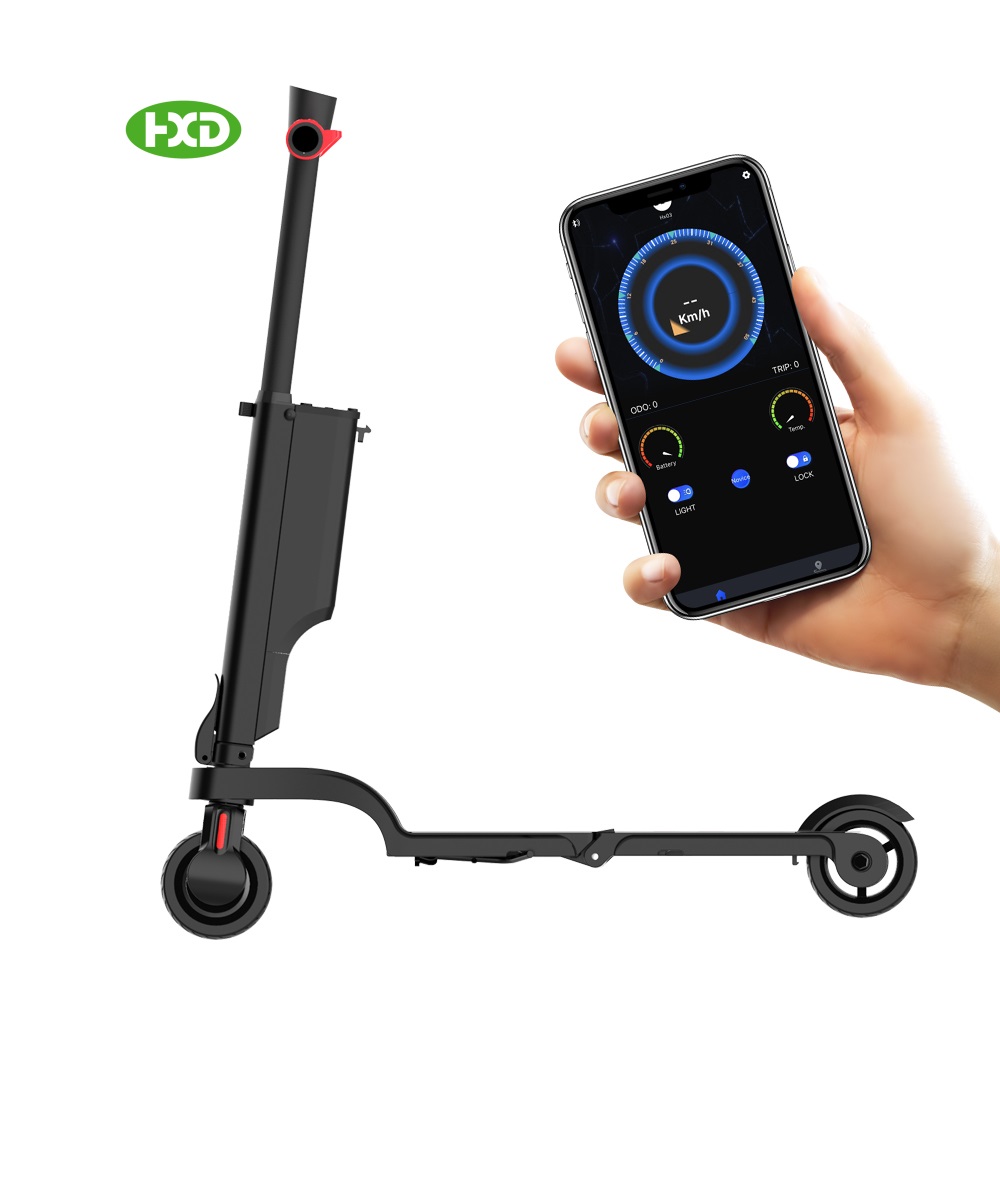 Рюкзак дизайн мини 250 Вт 20 км/ч светодио дный дисплей свет внедорожный складной электрический скутер