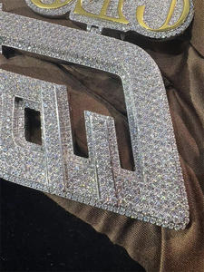 VVS Moissanite Sterling Sier Custom OEM/ODM Hombres Mujeres Dia Colgante Collar - Product Image 6