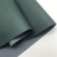 Cuir synthétique texturé litchi artificiel de 1,4 mm, imitation microfibre, tissu en cuir synthétique pour chaussures, sacs à main