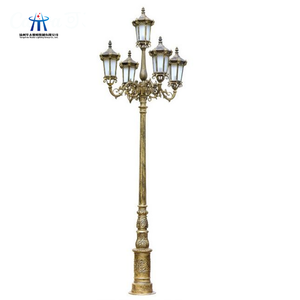 Đèn chiếu sáng sân vườn ngoài trời kiểu mới bằng nhôm kiểu Victoria châu Âu 2m 3m 4m - Product Image 1