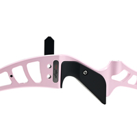 Pegangan Busur Recurve ILF Perfogen Archery 23 inci, Aluminium Tempa, Model Bongkar Pasang, Pegangan Kanan untuk Pertandingan Menembak