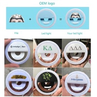 Lampu Ring LED Selfie USB Isi Ulang Portabel Penjualan Laris untuk Ponsel Pintar