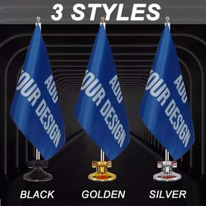 Drapeau de voiture personnalisé en polyester écologique avec support à ventouse pour SUV, camion, bateau, véhicule, baguette - Product Image 4