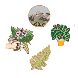 Werbe bär Panda Dragon vergoldet Metall Abzeichen Kunst <span class=keywords><strong>Vase</strong></span> Blume harte Emaille zurück 3d Metall Anstecknadel - Product Image 4