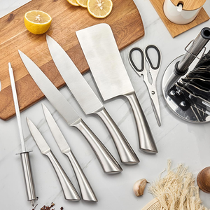 Wholesales 7pcs Kitchen <b>Knife</b> <b>Sets</b> Stainless Steel <b>sharp</b> Blade with Acrylic Holder - Product Image 5