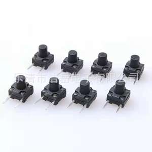 สวิตช์สัมผัสกันน้ำจากผู้ผลิตดั้งเดิม ขนาด 6x6 มม. 2 ขา SPST 1A 5VDC ขาทองเหลือง - Product Image 1