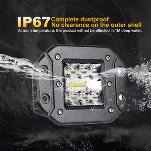 โคมไฟ LED แบบฟลัชเมาท์ออฟโร้ด36W 5นิ้ว12V 24V โคมไฟ LED ออฟโร้ดรถบรรทุกรถยนต์4x4 4WD เอทีวี LED บาร์แสง - Product Image 3