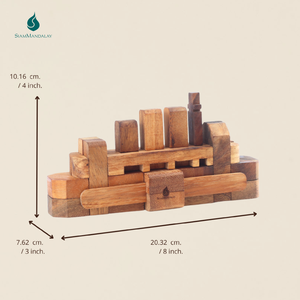 Rompecabezas de Barco 3D de Madera, 16 Piezas, Ensamblaje Náutico, Juego Educativo para Niños y Adultos - Product Image 5