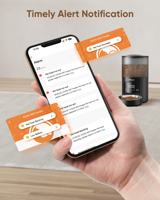 Comedero Inteligente Automático Ecológico para Mascotas, Dispensador de Comida Seca de 4L/6L, Dispensador Eléctrico Automático con Wifi, Aplicación Móvil, Carga para Perros y Gatos