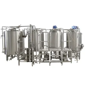 300L 3BBL 3HL SUS304 316 acciaio inossidabile 2 recipienti 4 recipienti attrezzatura per la produzione di birra attrezzatura per la fermentazione di attrezzature per micro birrifici