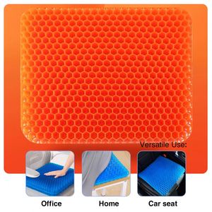 Tpe Washable Gel <b>Cushion</b> 100% Polyester Rectangular Honeycomb Gel <b>Cushion</b> Summer Cooling Car Seat <b>Cushion</b> - Product Image 2