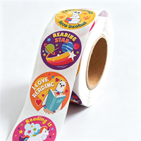 Autocollant en vinyle PVC adhésif imprimé sur mesure BOTU, imperméable, avec encre UV et options de vernissage, découpe personnalisée, logo personnalisé, autocollant de marque