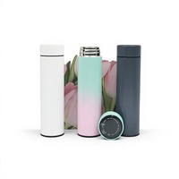 Gobelet isotherme portable en acier inoxydable avec couvercle droit, couleur personnalisable, pour le bureau, le camping et l'extérieur, maintien thermique 6-12 heures