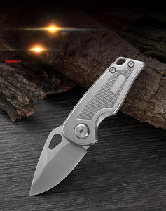 มีดพกพาสำหรับเอาตัวรอดกลางแจ้ง EDC ใบมีดเหล็ก 3cr14 มีดพับสำหรับการล่าสัตว์และการใช้งานทางยุทธวิธี - Product Image 1