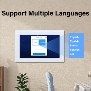 Cao cấp biệt thự Video intercom 7 "thông minh màn hình cảm ứng + Wifi + IP65 ngoài trời máy ảnh + tuya mở khóa từ xa hệ thống - Product Image 6