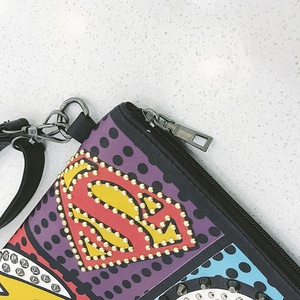 Rétro En Cuir PU Super cool Super-Héros <span class=keywords><strong>Avengers</strong></span> Rivet Punk Gothique Pratique dames embrayage sacs pour les femmes - Product Image 6