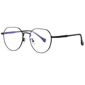 Gafas con filtro de luz azul polígono Unisex, lentes con bloqueo de luz azul para juegos de ordenador, con logotipo personalizado - Product Image 1