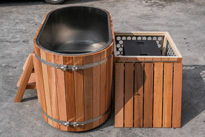 Récupération du bain de glace Caisse en bois de baignoire de glace écologique avec refroidisseur et filtre plongeant à froid 1Hp - Product Image 5