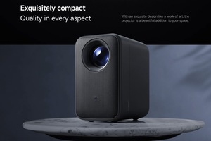 โปรเจคเตอร์อัจฉริยะ <span class=keywords><strong>Xiaomi</strong></span> L1โปรแอนดรอยด์ Google TVS จอแสดงผลมิเรอร์400 ISO COLOUR ความคมชัดความละเอียด1080P - Product Image 2