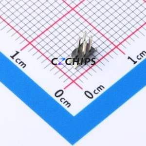 XDZ127-2-02-S-1.0-G1 Pin Header SMD,P=1.27mm Connector 2x2P 1.27mm Pin Header Vertical Mount - Product Image 1