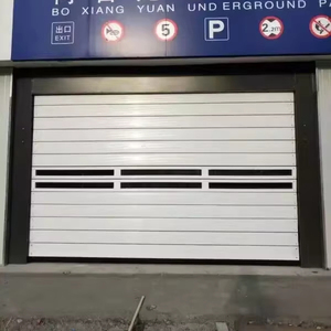 <span class=keywords><strong>Porte</strong></span> industrielle à obturateur rapide <span class=keywords><strong>coulissante</strong></span> automatique au design moderne Intérieur roulant à grande vitesse en alliage d'aluminium pour entrepôts Garages - Product Image 2