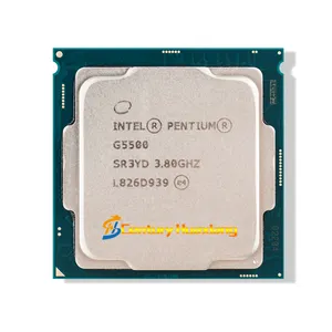 Intel Pentium G5500 3.8GHz 4M CPU G5400 G5420 G5500用新旧デスクトップPentium CPU LGA 1151プロセッサ