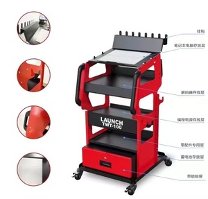 Lancering TWT-100 Auto Reparatie Gereedschapskist Kast Trolley Met Rollende Wielen Voor Euc Programmering Auto Verzorgingsapparatuur - Product Image 1