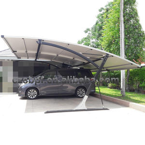Promo Terbatas! Tenda Carport Logam Baja Mudah Dipasang, Kanopi Luar Ruangan yang Dapat Disesuaikan, Carport Parkir Mobil dengan Lapisan Aluminium Seng PVDF untuk Penggunaan Sehari-hari - Product Image 1