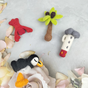 Tự làm thủ công Dễ Thương len tùy chỉnh cảm thấy Bộ dụng cụ động vật Đồ trang trí búp bê len thủ công giáo dục sáng tạo cảm thấy đồ chơi động vật - Product Image 3